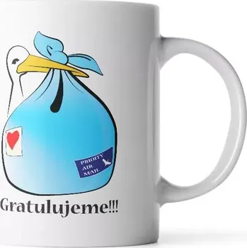 Sablio Hrnek Gratulujeme!!! 2 - 890 ml - XXL