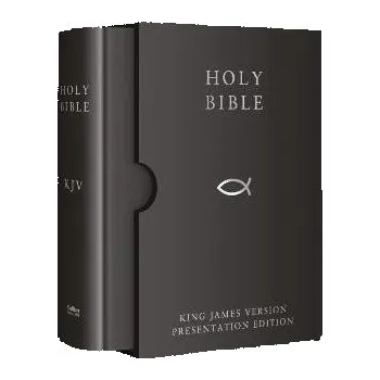 Cizojazyčná kniha HOLY BIBLE: King James Version (KJV) Black Presentation Edition
