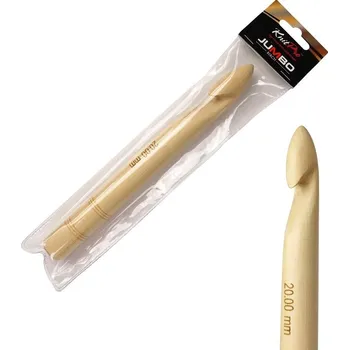 Jehlice Dřevěný háček KnitPro Jumbo 20 mm