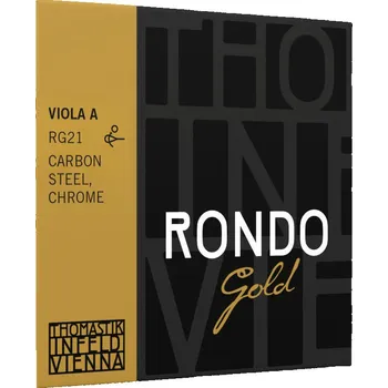 Struna pro kytaru a smyčcový nástroj Thomastik-Infeld Struny pro Violu Rondo GoldA Steel/Chrom RG21 194703