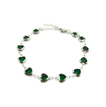 Náramek OceloveSperky1 Náramek SRDCE ZELENÉ z Chirurgické oceli (cs, OceloveSperky1)