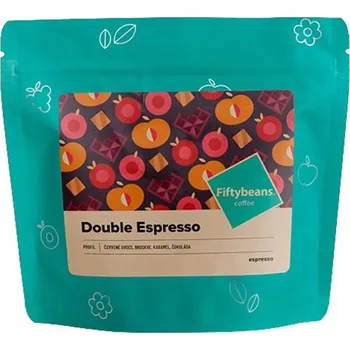 Káva Fiftybeans Double espresso/automat zrnková káva