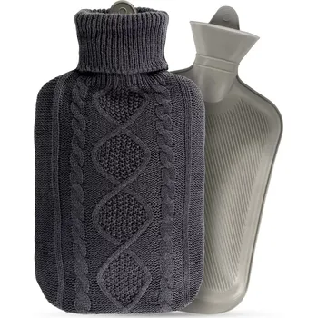 Termofor Termofor s pleteným šedým potahem 2 l