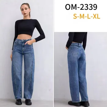 Dámské kalhoty Džínové kalhoty barrel Ormi 2339 velikost: XL