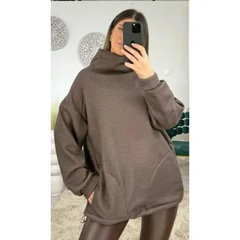 Dámská halenka Trendy mikina se stojáčkem VOGUE 60325 barva: černá