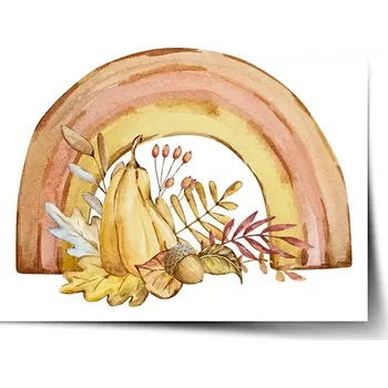 Plakát Sablio Plakát Podzimní duha - 60x40 cm