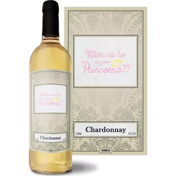 Víno Sablio Bílé víno Můžu za to, že jsem princezna: 0,75 l