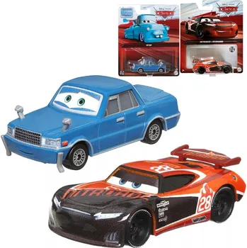 Hračka Mattel Auta Cars 3 sada aut Tim Treadless DXV41 + Ito San HKY52
