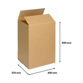 Archivační box Klopová krabice - 5vrstvá, 413 x 363 x 625 mm, 1 ks