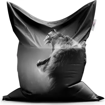Sedací pytel Sablio Sedací vak Řvoucí lev - 200x140 cm