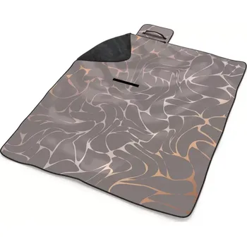 deka Sablio Plážová deka Béžové vzorce : 200x140 cm