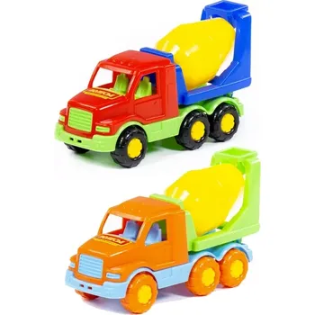 Hra na zahradu Auto Maxík domíchávač – plastový míchač betonu pro děti