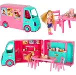 Sada autíček pro panenky Food truck 21 el.