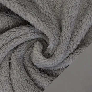 Oboustranný fleece - šedá 183