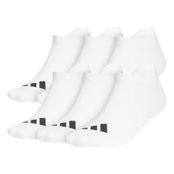 Adidas Ankle Socks 6 Pairs 40-42, White, pánské