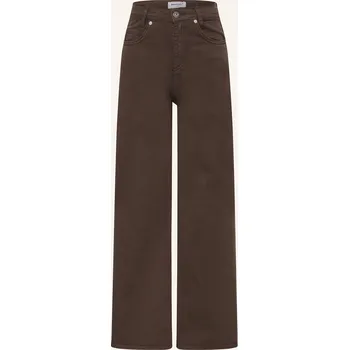 Dámské džíny Blue Effect Dívčí Džíny Wide Leg Fit, tmavě hnědá, 170