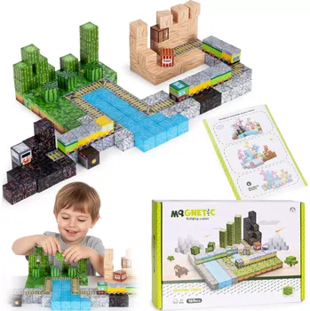 ostatní stavebnice Magnetická stavebnice pro děti 169 dílů