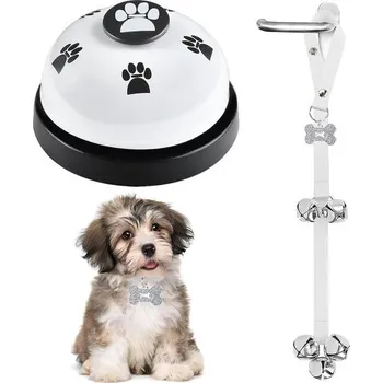 Zvonek na kolo KEXIAVA 2 ks psích zvonků, psí zvonek, výcvikový zvonek pro domácí mazlíčky, psí zvonek na venčení,