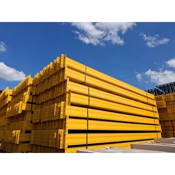 Dílenský regál Nosník JUNGHEINRICH MPB (TBS), délka 270 cm, profil 11×5 cm, nosnost páru nosníků 2000 kg, žlutý