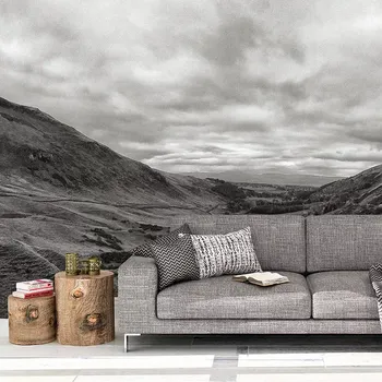 Tapeta Sablio Tapeta Černobílé údolí - 125x75 cm