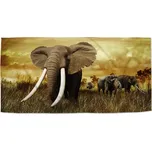 Sablio Ručník Slon Africký - 70x140 cm