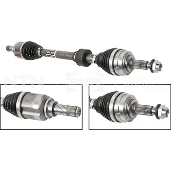 Hřídel nápravy Hnací hřídel SNR DK55.273