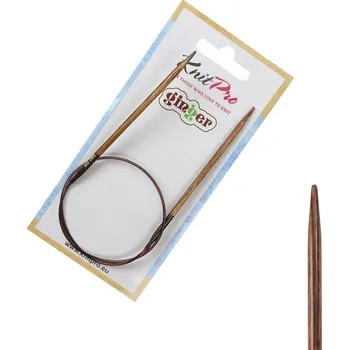 Jehlice Dřevěné jehlice Ginger Knitpro 40 cm 3 mm