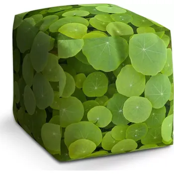 Taburet Sablio Taburet Cube Listy leknínu: 40x40x40 cm