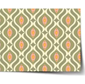 Plakát Sablio Plakát Retro ornament - 60x40 cm