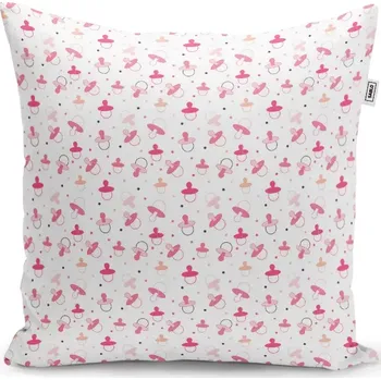 Polštář Sablio Polštář Růžové dudlíky - 40x40 cm