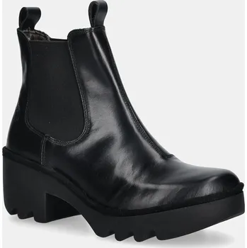 Dámské kozačky Kožené kotníkové boty Fly London TRIG514FLY P501514001 černá 99X, EUR 41