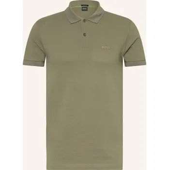 Boss Pánská Piqué Polokošile Pio, olivová, 5XL