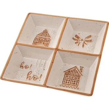 Casa de Engel Keramická dělená miska 20x20 cm