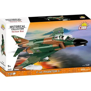 Stavebnice COBI Cobi 2427 Vietnam War F-4C Phantom II, 1:48, 738 k - expresní doprava