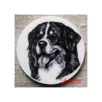 Bernský salašnický pes magnet nebo placka 2 - Špendlík brožový