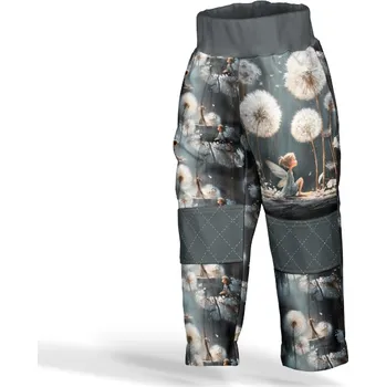 Panel se střihem 116 softshell kalhoty pampelišková víla