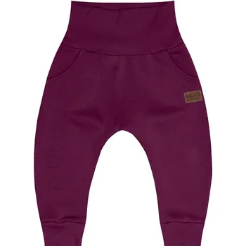 Tepláčky Baggy zateplené - Borůvková Velikost: 68