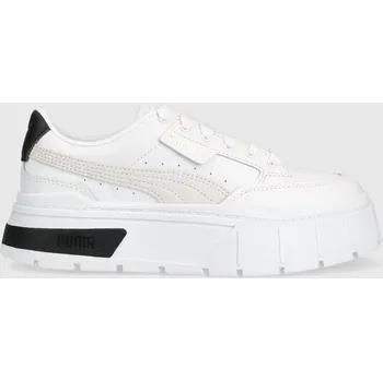 Dámské tenisky Kožené tenisky Puma Mayze Stack Wns 384363 bílá 00X, EUR 39