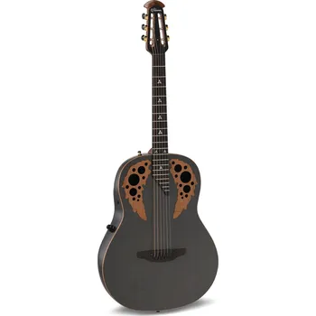 Elektroakustická kytara Adamas E – akustická kytara ADAMAS U581T-SPM Mid-Depth Non-CutawayBlack Satin Copper Metal Flake U581T-SPM-G 143638