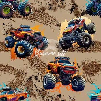 Alpina MonsterTruck na hnědé (E) (Teplý funkční úplet)