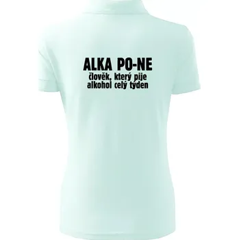 Alkapone - Polokošile dámská Pique Polo - 2XL ( Frost )