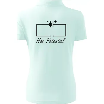 Has potential - Polokošile dámská Pique Polo - S ( Frost )