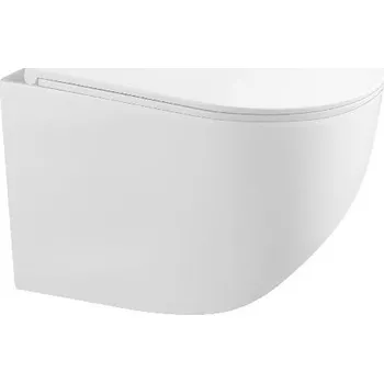 Klozet kielle Závěsné kompaktní WC se sedátkem SoftClose, Rimless, bílá - 30115003
