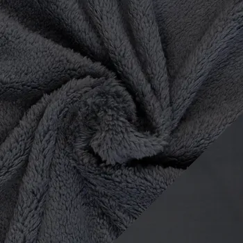 Oboustranný fleece - antracitová 790