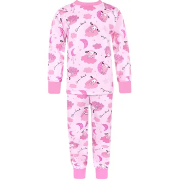 Dívčí pyžamo Rostoucí dívčí pyžamo s dlouhými rukávy – Ovečky