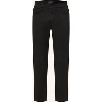 Dámské džíny Boss Pánské Džíny Hao Tapered Fit, 001 black, 36