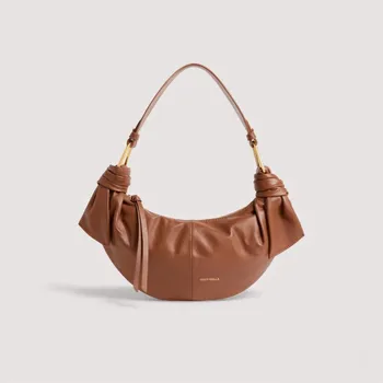 Kabelka COCCINELLE FUROSHIKI SMALL KOŽENÁ KABELKA COGNAC SS26