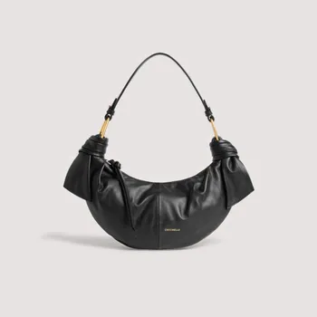 Kabelka COCCINELLE FUROSHIKI SMALL KOŽENÁ KABELKA NOIR SS26