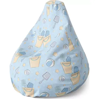 Sedací pytel Sablio Sedací vak Pear Hračky na písek - 140 x 100 x 25 cm
