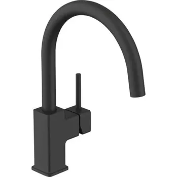 Vodovodní baterie Dřezová baterie páková KEO TUBIG černá 120569